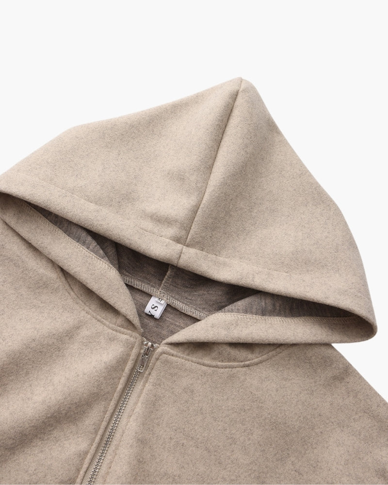 Marlow Wool Zip Coat
